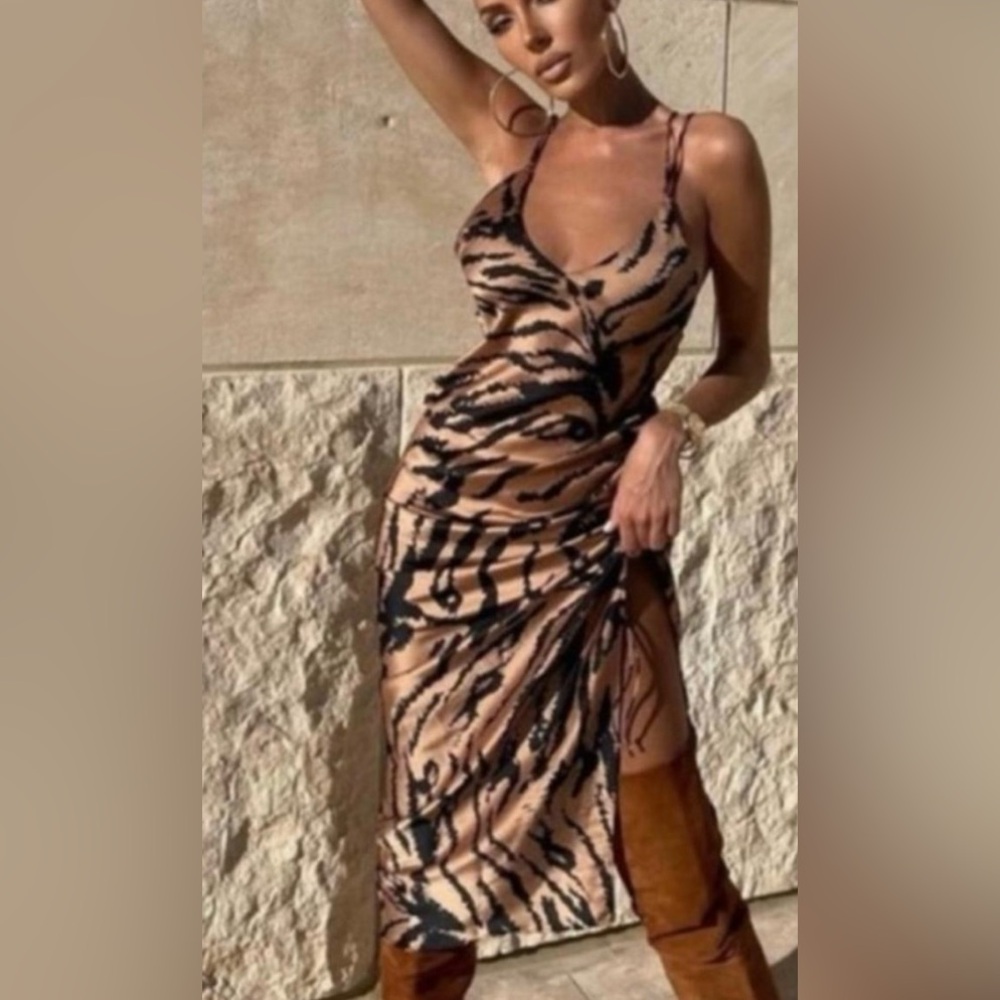Zara Black and Brown Zebra Print